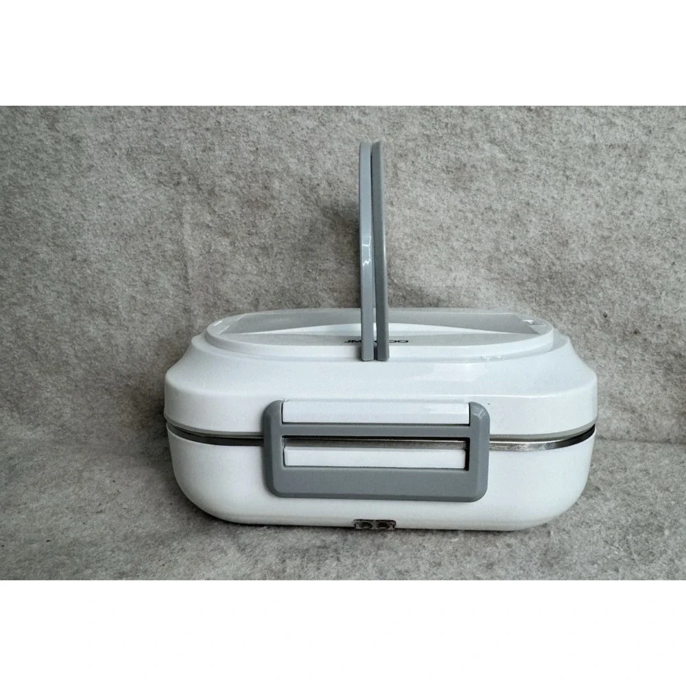 JMCQOO Portable Electric Lunch Box, Silverware And‎ Power Cords